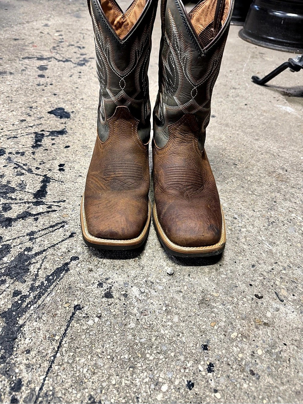 Cody James Men's Western Leather Boots US 9.5